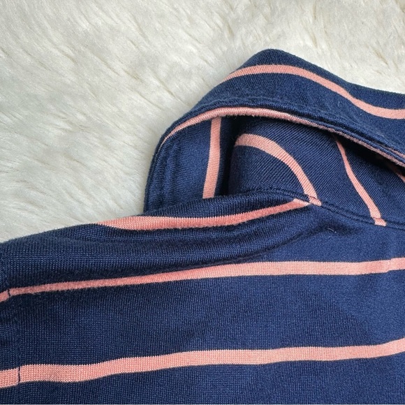 Tommy Bahama Polo Shirt Blue and Pink Striped Size 6 - Picture 15 of 16